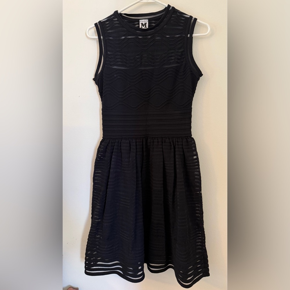 Missoni black knit sleeveless dress size 40 (US 4)